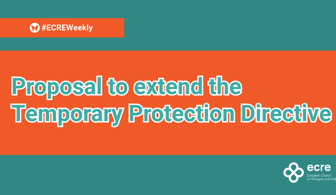 Proposal to extend the Temporary Protection Directive