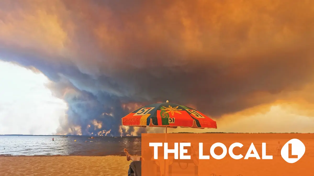 The story behind the viral photo of French wildfires