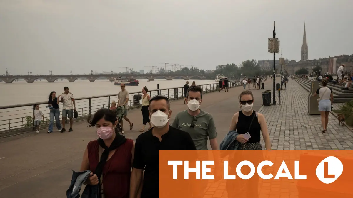 What can you do to protect yourself from smoke during France's wildfires?