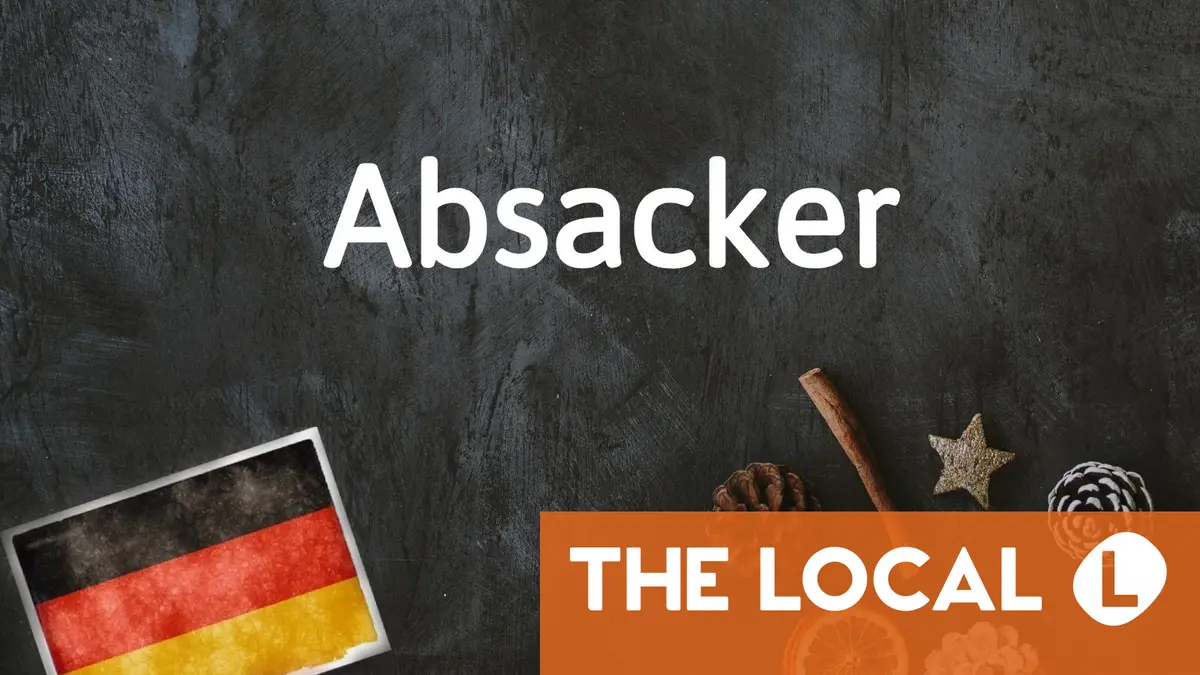 German word of the day: Absacker