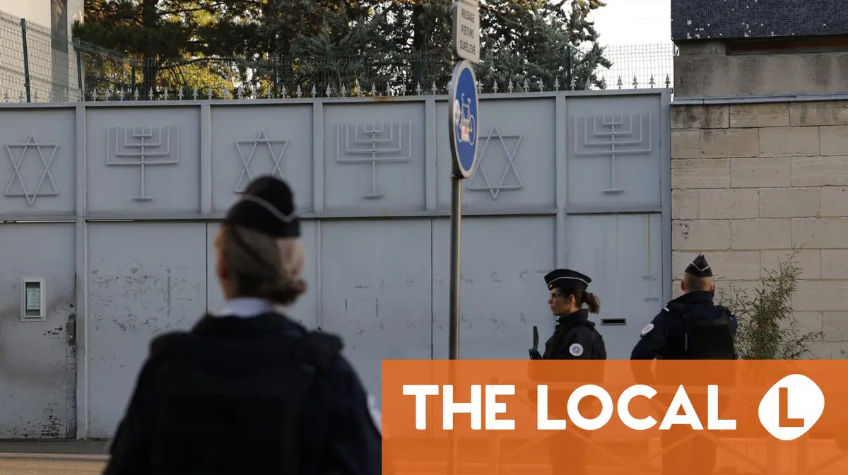 Russian, 19, faces deportation from France over Nazi salute outside synagogue