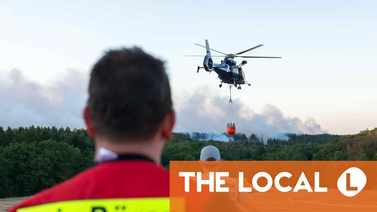 Wildfire forces evacuation of 1,800 people in North Rhine-Westphalia