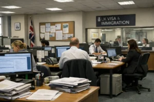 UK government immigration office linked to UK net migration data