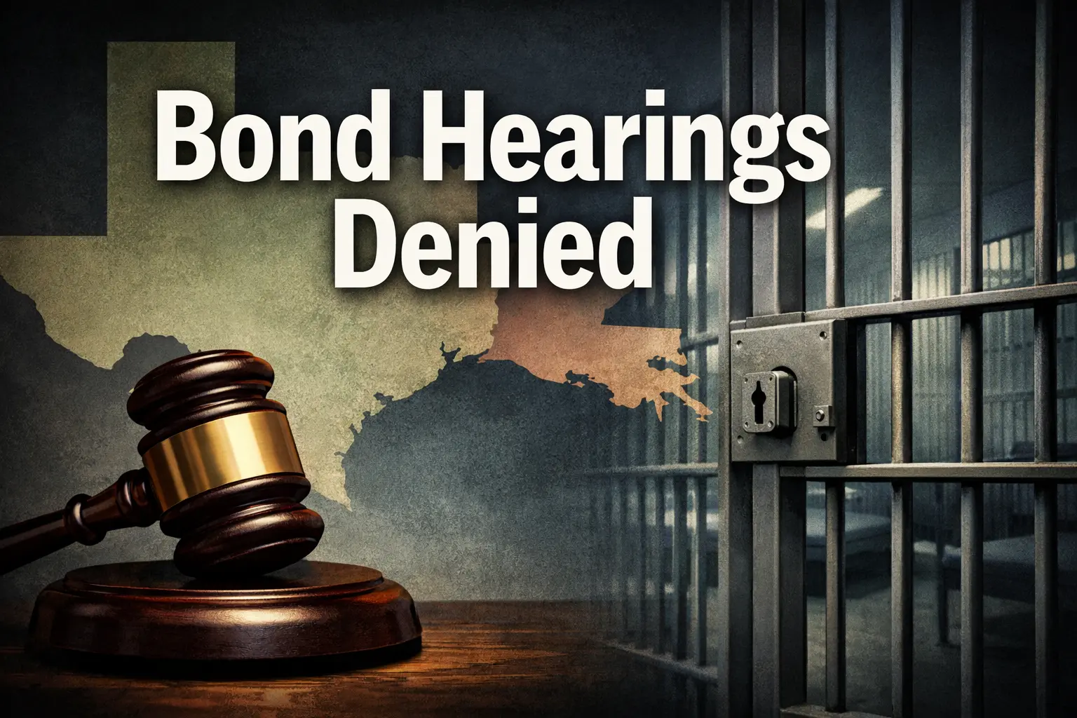 Gavel and jail bars illustrating Buenrostro-Mendez v. Bondi immigration detention ruling
