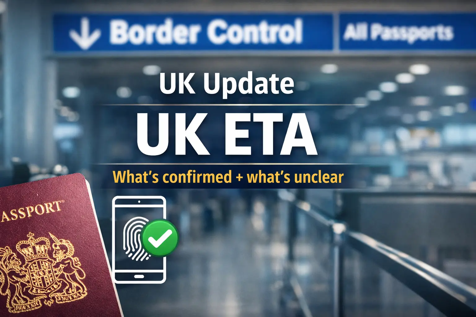 UK Electronic Travel Authorisation (ETA) update in UK